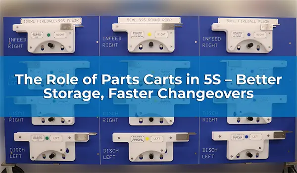 The Role of Parts Carts in 5S – Better Storage, Faster Changeovers
