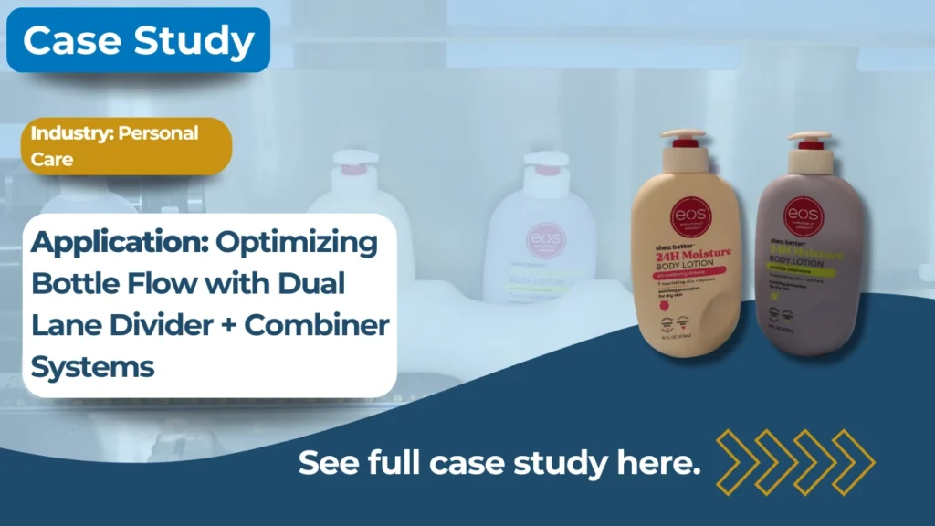 Optimizing Bottle Flow with Dual Lane Divider + Combiner Systems