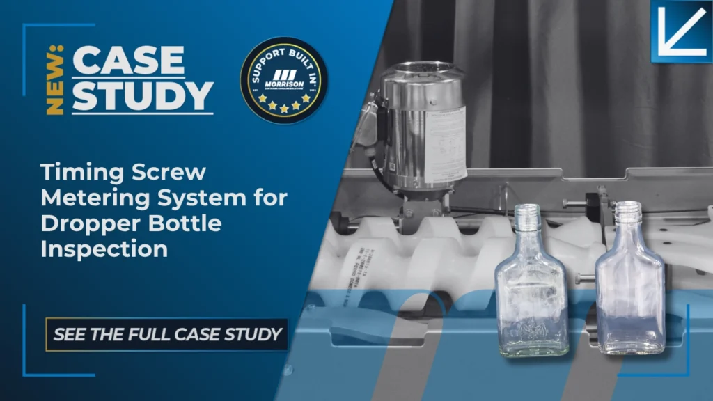 Timing Screw Bottle Turning System for Rectangular Glass Bottles Case Study