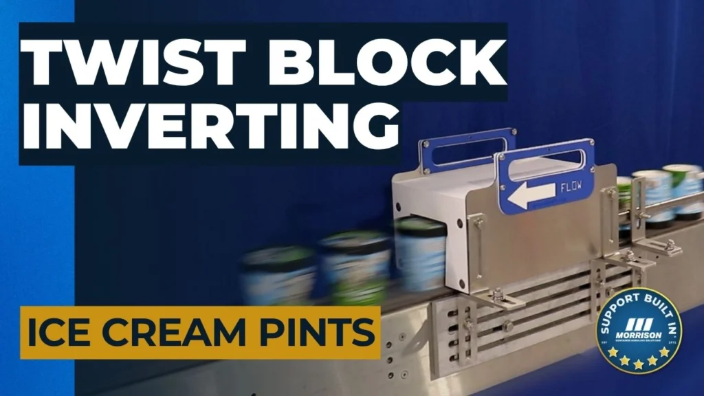 Twist Block Inverting Ice Cream Pints