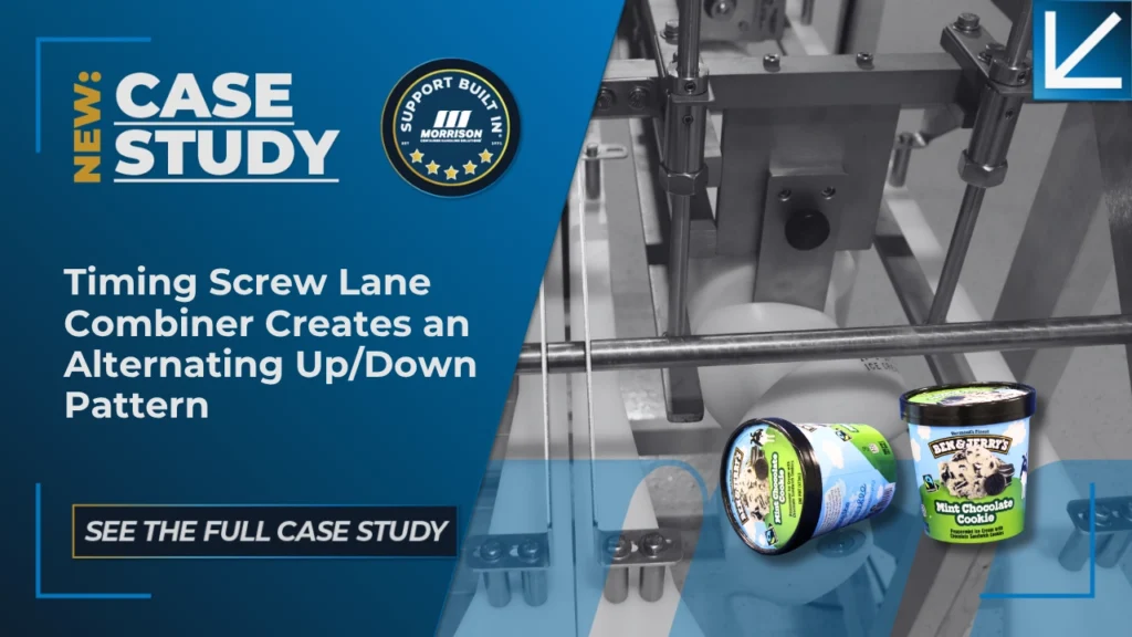 Timing Screw Lane Combiner Creates an Alternating Up/Down Pattern Case Study